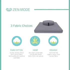Zmmc-g ZEN MODE Meditation Cushion Mat Set Yoga Round #3