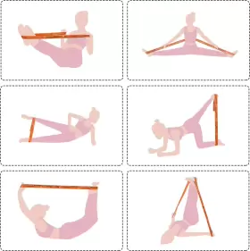 ZENMARKT1503 ZENMARKT Yoga Strap Stretching Loops Essential #2