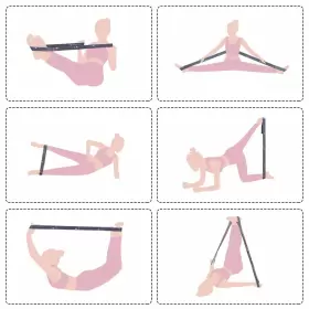 744365571255 ZENMARKT Yoga Strap Stretching Loops Essential #2