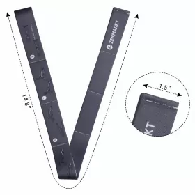 744365571255 ZENMARKT Yoga Strap Stretching Loops Essential #3