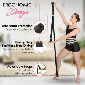 ZENSTRETCHWDA001 ZENMARKT Stretching Strap Door Anchor Legs #2