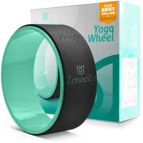 Zen-var ZENOCITY Yoga Roller Wheel Stretching Pain Relief