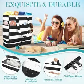 BA1216 ZENTREON Beach Bag Women Waterproof Sandproof Makeup #2