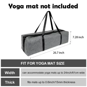 768556550270 ZHSX Yoga Mat Baggym Bag Women Strap #2