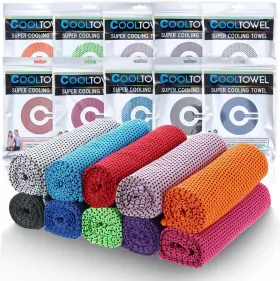 728831 ZISIUEEL Cooling Towel Neck Pink