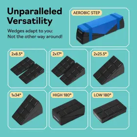 198168699744 ZOCOSQUAT Squat Wedge Set Aerobic Step Platform #3