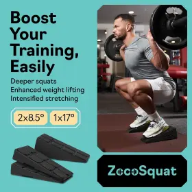 198168938317 ZOCOSQUAT Squat Wedge Block Slant Board #2