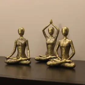 974380756779 ZOEJADE Yoga Figurines Meditation Zen Set Pose #2