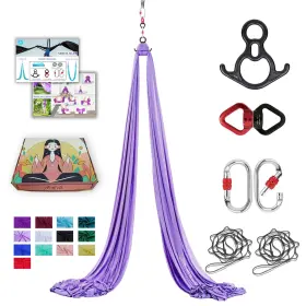 KZYJ01 ZYOSJK Yards Aerial Silks Yoga Swing Hammock Ae