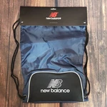 New Balance Cinch Sack Blue Nylon Gym Backpack Adjustable Straps 12" X 18". Fixed Price $19.99.