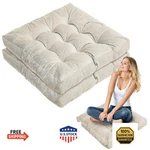 Jerify Floor Pillow Cushions Large Round Square Meditation Fo. Fixed Price $71.65.
