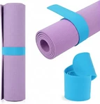 Yoga Mat Strap, One Snap Slap Band For Keep Mats Tightly Rolled, Elasti. Fixed Price $13.50.