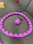 Feecco Weighted Fitness Hoop, 8 Detachable Sections For Weight Loss. Fixed Price $30.00.
