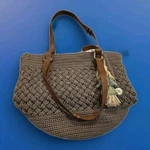 The Sak Sequoia Crochet Hobo One Size, Bamboo Static W Charm/tassal. Fixed Price $19.99.