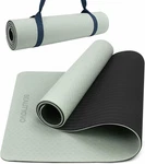 Yoga Mat With Strap, 1/3 Inch Extra Thick Double-sided Non Slip, Profes. Fixed Price $51.25.