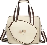 Pickleball Tote Sling Bag For Women/men/boy/girl, Large Capacity Beigebrown. Fixed Price $30.00.