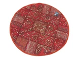 Designer Ethnic Round Pillow Decorator India Big Chair Large Floor Cushion 26in. Fixed Price $31.49.