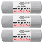 Cyclxy 3 Pack Yoga Mat Towels With Grip Dot, Hot Towel Non Slip Mat.... Fixed Price $50.27.