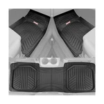 Motor Trend Flextough Plus Black Rubber Car Floor Mats - All Weather Deep Dis.... Fixed Price $50.39.
