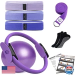 Yxilee Pilates Ring Circle Set - Workout At Home Equipment Women. Fixed Price $31.98.