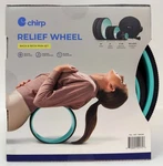 Chirp Wheel+ Relief Wheel Back & Neck Pain Set 3-wheels, W/ Carrying Travel Case. Fixed Price $47.03.
