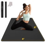 Cambivo Large Yoga Mat (6'x 4'), Extra Wide Workout For Men And Women, 0..... Fixed Price $108.78.