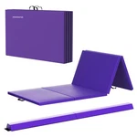Balancefrom Fitness Gymnastics Mat With Sectional Floor Balance Beam, Purple. Fixed Price $159.99.