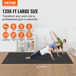 Exercise Mat, Pilate & Floor Workout (12x6ft). Fixed Price $176.83.