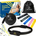 Pilates Ring Set 14 Inch Magic Circle Exercise Ball 5 Bands Black Probody 9-inch. Fixed Price $51.99.