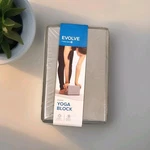 Evolve By Gaiam-gray Foam Yoga Block 9"x6"x4" Stretch Balance New. Fixed Price $8.00.