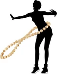 Wooden Weighted Hula Hoop Exercise Fitness Ring Real Wood Beads Massage 1 2 3. Fixed Price $74.99.