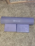 Gaiam Yoga Purple Block 9x6x4 Blocks & Mat. Fixed Price $20.00.