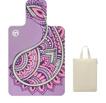 New Purple Non-slip Pilates Reformer Workout Mat And Carry Pouch. Fixed Price $22.00.