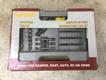 Lyman Outfitters Tool Kit 58 Piece Camper, Auto, Boat, Rv, #7031276, Cased, Desc. Fixed Price $20.00.