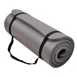 Signature Fitness 1" Extra Thick Exercise Yoga Mat W/ Carry Strap, Gray. Fixed Price $47.99.