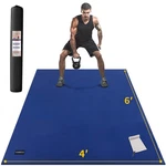 Exercise Mat 6 X4 7mm Extra Thick Non Slip Home Gym Workout Blue Cambivo Large. Fixed Price $154.99.