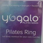 Yogalo 14in Black Pilates Ring Set W/ Bands Ball Guide, Dual Grip, Padded. Fixed Price $14.99.