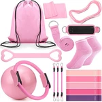 Pilates Ring Circle Set 18 Pcs Exercise Equipment Accessories For Women Worko.... Fixed Price $49.87.