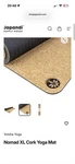 Yoloha Yoga Xl Nomad Cork Mat. Fixed Price $145.00.