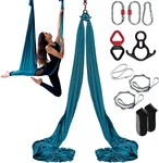 Aerial Silk & Yoga Swing, Hammock Kit With 100gsm Nylon Fabric, Full. Fixed Price $110.99.