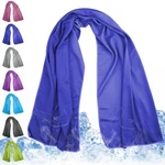 Meiyante Cooling Towel For Neck And Face - 43.3" X 43.3"x15.7", Navy-blue. Fixed Price $16.80.