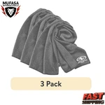 (3 Pack) Athletic Works Yoga Microfiber Towel, Charcoal Gray, Size 31.5" X 16". Fixed Price $29.67.