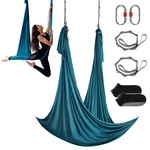 Yoga Swing Aerial Hammock 5.5 Yards Nylon Hanging Sling Inversion Green. Fixed Price $36.99.
