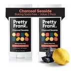 2-pack Pretty Frank Natural Aluminum-free Deodorant Stick With Charcoal. Fixed Price $31.00.