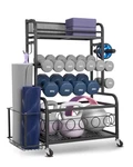 Vevor Home Gym Workout Equipment Organizer Yoga Mat Storage Weight Rack Dumbbell. Fixed Price $76.99.
