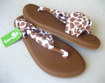 Sanuk Yoga Sling 2 Print Sandals Slide Women S Size 10 Animal New. Fixed Price $19.90.