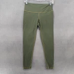 Prana Leggings Womens Small Yoga Olive Green High Waist Hidden Pocket Athletic. Fixed Price $29.99.