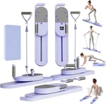2-in-1 Pilates Sliding Board Core Workout Trainer Foldable Home Fitness. Fixed Price $51.99.