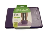 Gaiam Yoga Block New Sealed Light Purple 9"w X 6"h 4"d. Fixed Price $7.97.