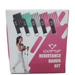 Cofof Resistance Bands Set With Handles,5 Exercise Workout Fitness. Fixed Price $18.91.